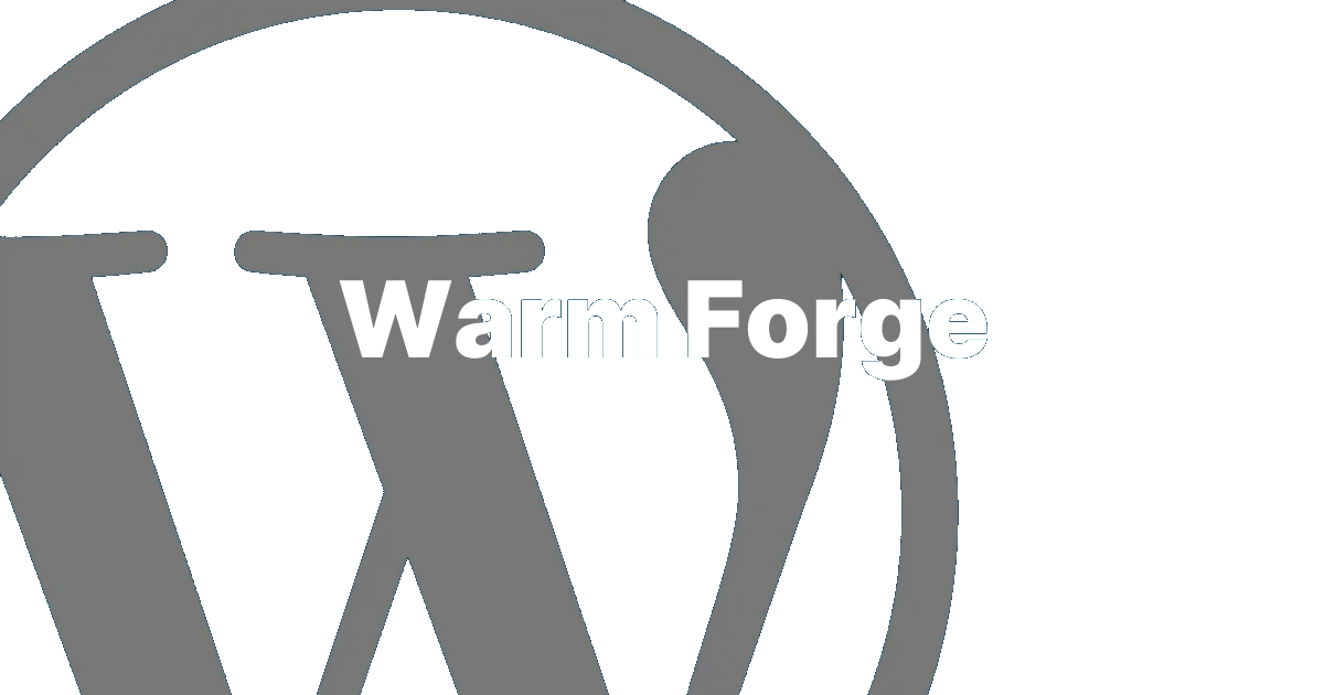 Warmforge logo